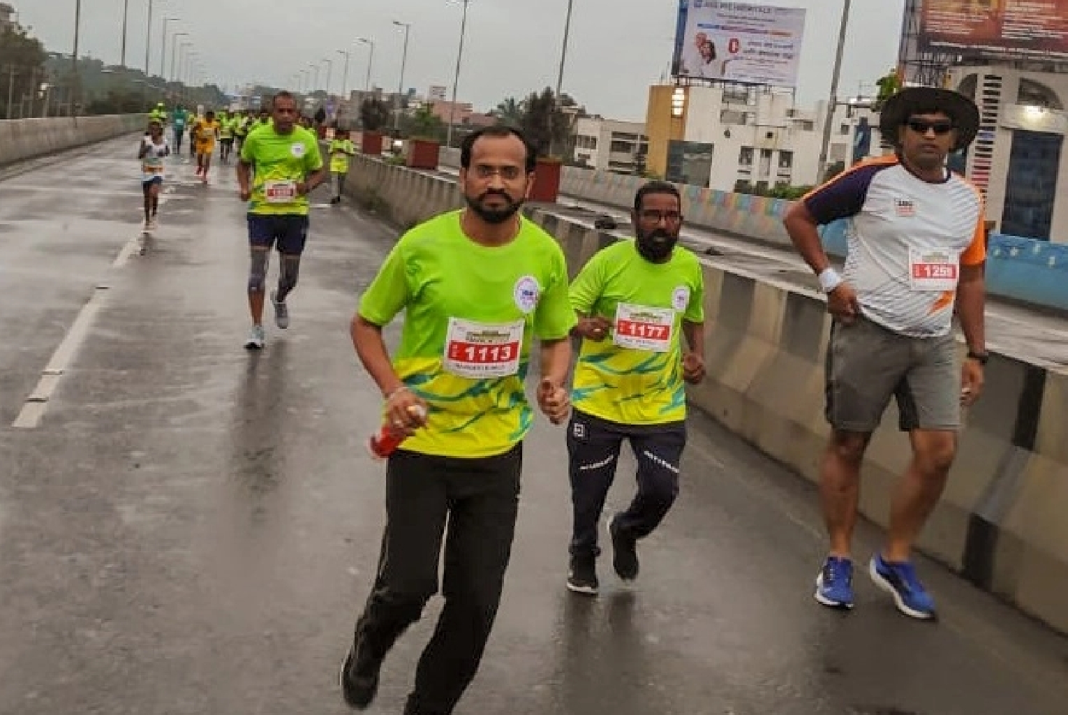 Cycling Running and Trekking activities